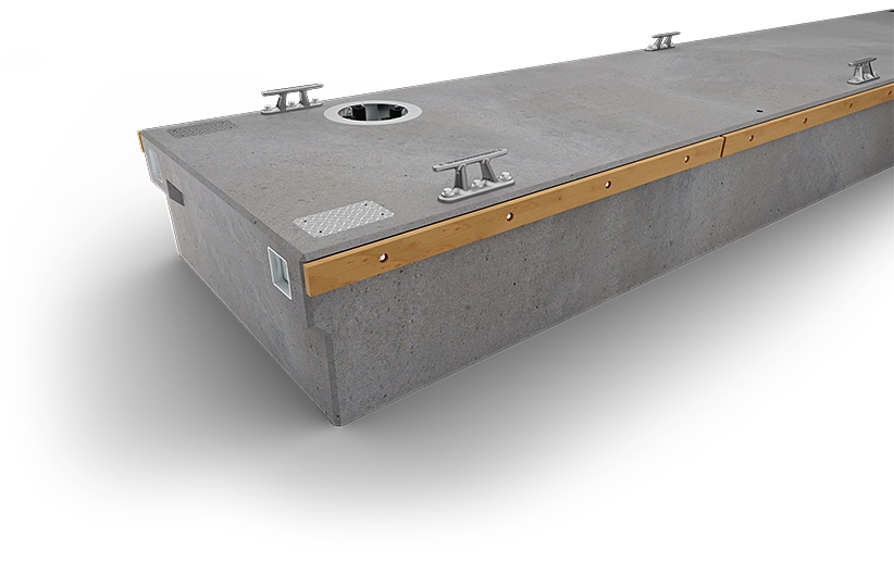 MarinaTechnologies_Concrete_floating_dock_detail
